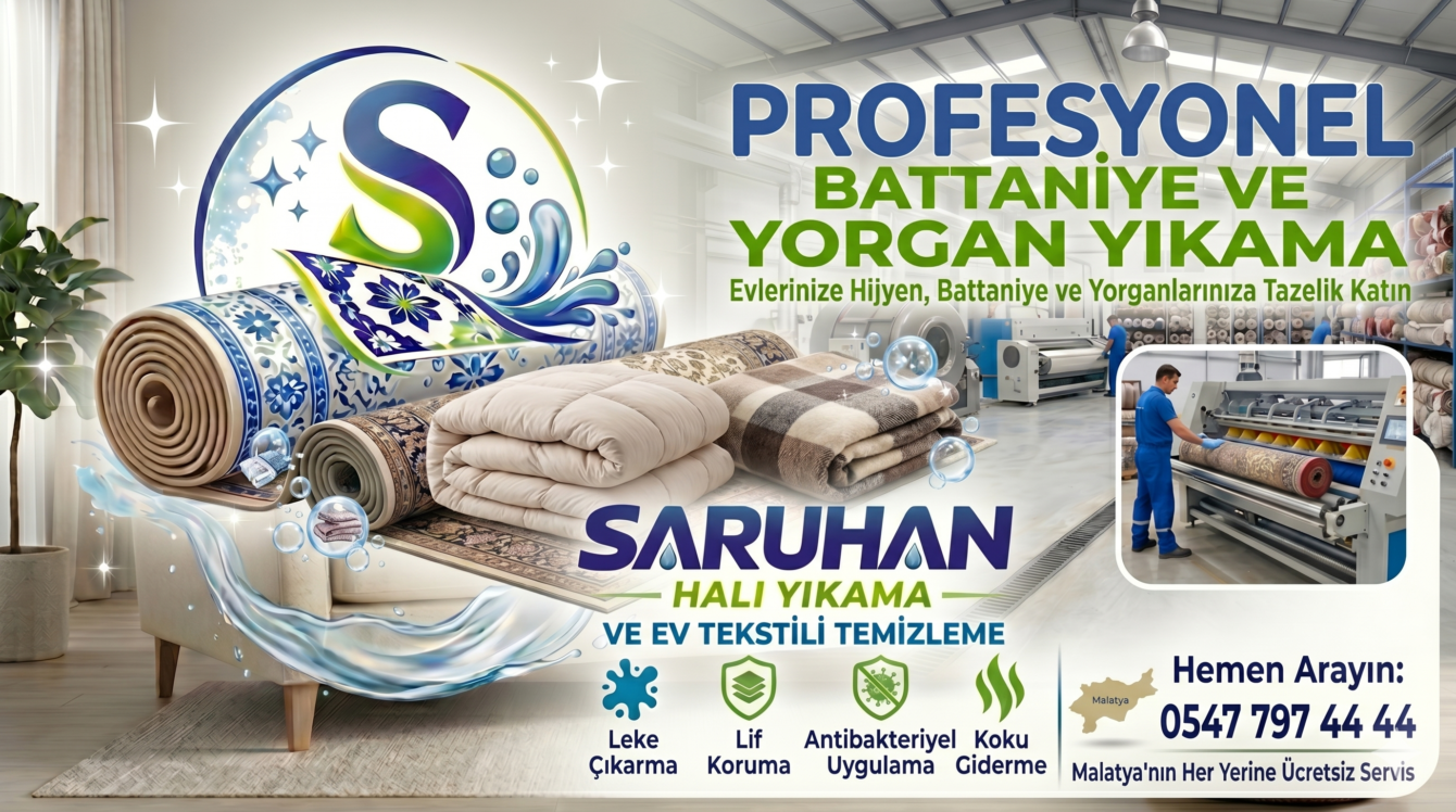 Malatya Battaniye Yorgan Yıkama